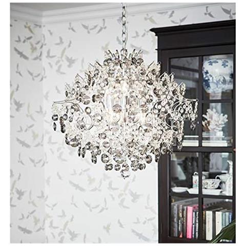 Markslojd 107415 Hidden - Lampadario In Cristallo, 6 X 40 W / e14 - Foto 1