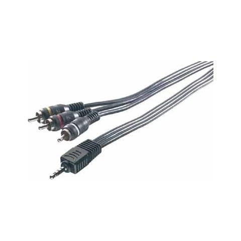 9/120, 2m, 3 x RCA, Maschio / maschio - Foto 1