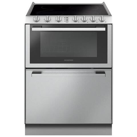 ROSIERES Piano Cottura In Vetroceramica Lavastoviglie Combinata 60 Cm In Acciaio Inox - Trv60noin / 1