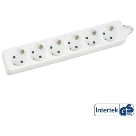 16461v Prolunghe E Multiple 1,5 M 6 Presa (e) Ac Bianco - Foto 1