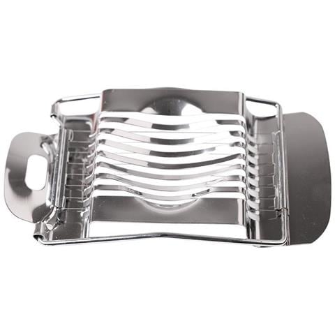 Affettatrice Per Uova Sode In Acciaio Inox Argento - Foto 1