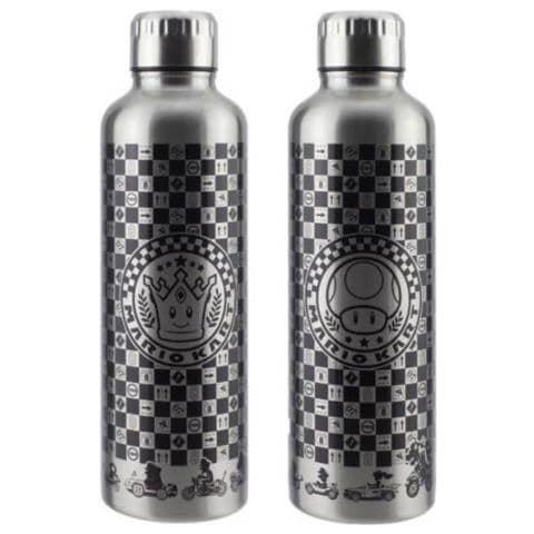 Borraccia In Metallo Super Mario Kart - 500 Ml - Termica A Doppia Parete In Acciaio - Paladone Products - Foto 1