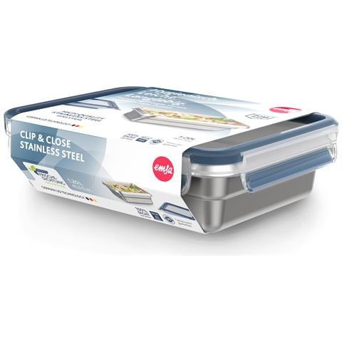 CLIP & CLOSE N11505 Rettangolare Scatola Acciaio inox 1 pz - Foto 2