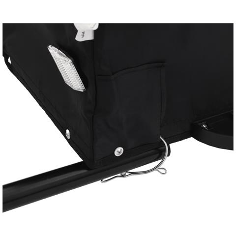 Rimorchio Da Bici Da Carico Nero 30 Kg In Ferro - Foto 2