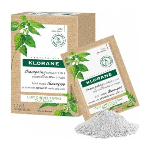 Shampoo Maschera 2in1 8x3gr Ortica Klorane - Foto 2