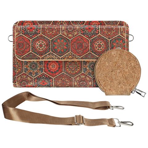 Pochette In Sughero, Collezione Corkinspire Chiusura A Zip E Magnetica - Foto 1