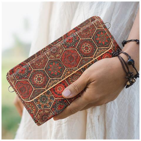 Pochette In Sughero, Collezione Corkinspire Chiusura A Zip E Magnetica - Foto 2