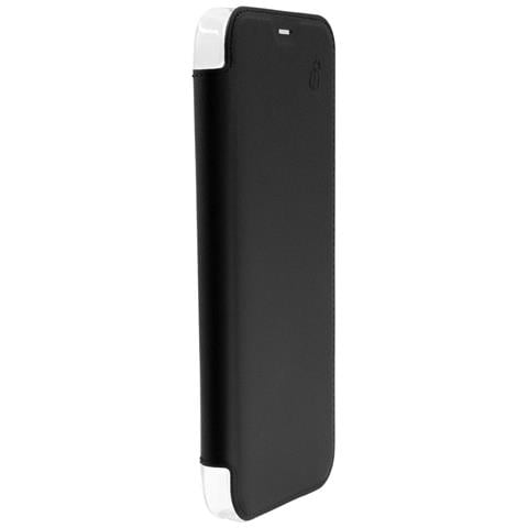 Custodia Per Iphone 12/iphone 12 Pro Premium Pelle Retro Trasparente, Nero - Foto 2