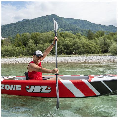 Kayak Canoa Gonfiabile Monoposto Jbay.zone 330 - Foto 5