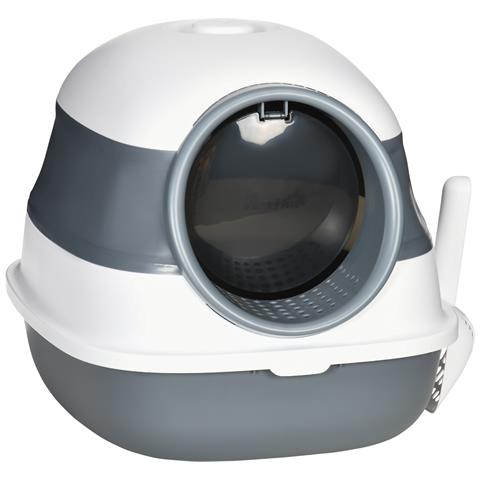 Lettiera Per Gatti Con Paletta E Deodorante, Design Pieghevole Con Maniglia, 52x41x38 Cm - Foto 1
