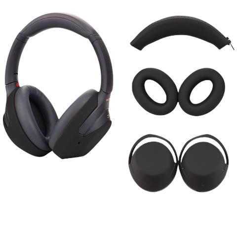 Cuscinetti Auricolari, Coperture E Cuscino Per Archetto Per Sony Wh-1000xm3/4 Black - Foto 1