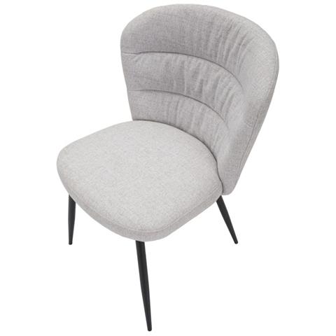 Sedia Losanna Grigia Set 2 Pz Cm 58x60,5x85 - Foto 5