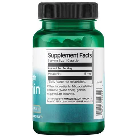 Melatonina Extra Strength 5 Mg 60 Capsule - Foto 2