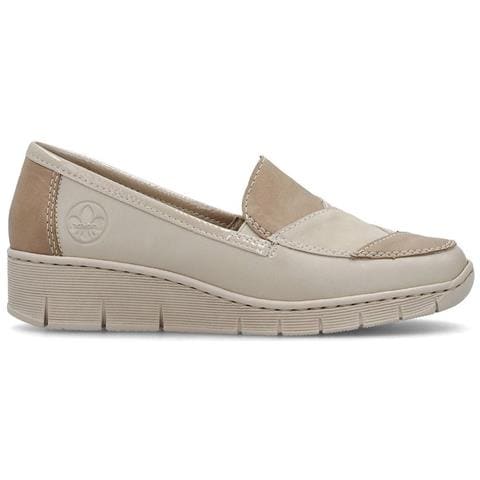 Leisure Trainers Beige Sneakers Pelle Scarpe Donna Beige Eu 38, 53785-60 - Foto 2