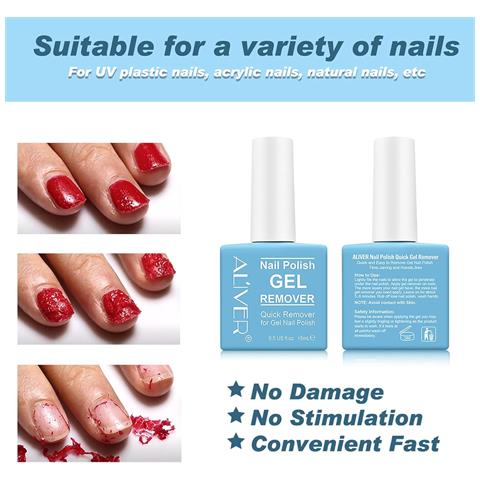 Rimuovi Unghie Naturale Professionale Gel 2x15ml + Lima Omaggio - Foto 4