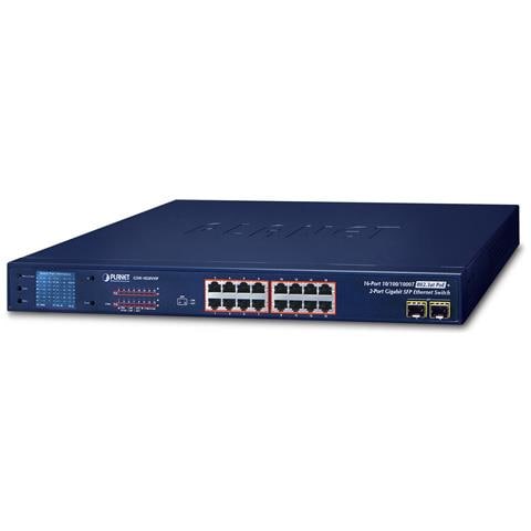 GSW-1820VHP switch di rete Non gestito Gigabit Ethernet (10/100/1000) Supporto Power over Ethernet (PoE) 1U Blu - Foto 1