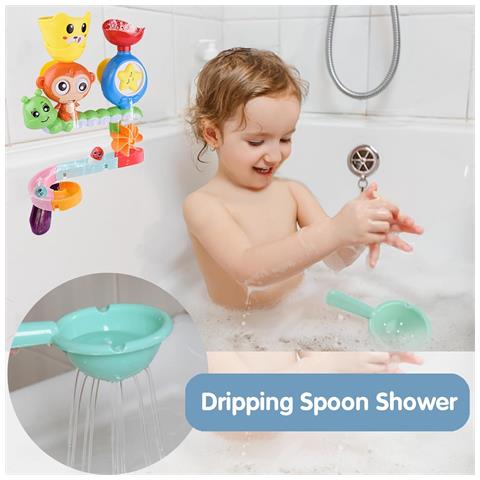 Set Di Giocattoli Per Vasca Con Ventose - 14 Pezzi, Senza Bpa, Divertimento Sicuro! - Foto 2