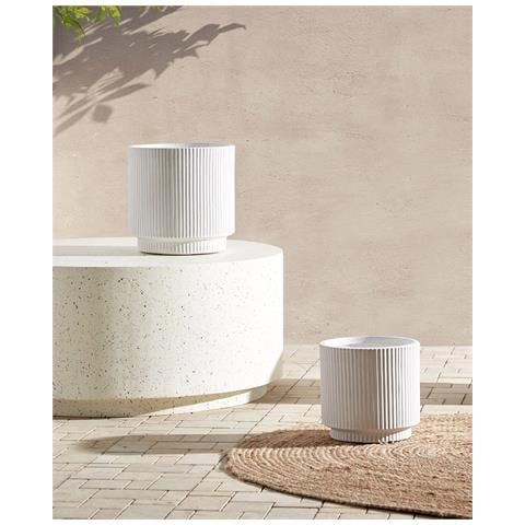 Vaso Per Piante Daria 30 Cm Bianco Sporco - Foto 1
