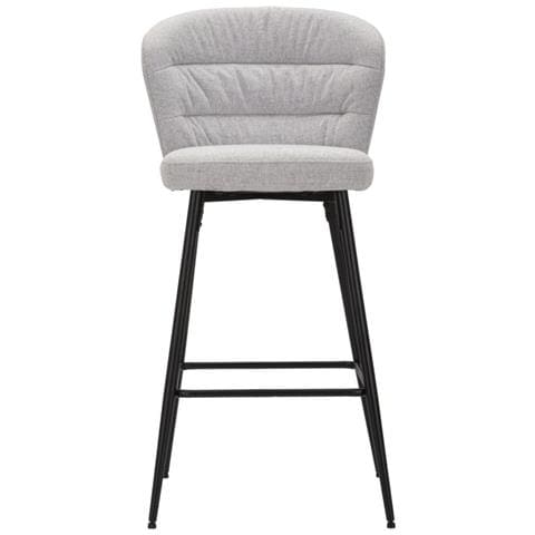 Set Di 2 Sgabelli Alti Mf432 - Grigio - Metallo - 52x59x108 Cm - Foto 2