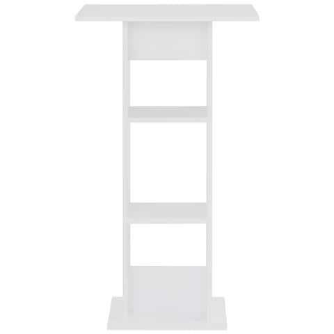 Tavolo Da Bar Bianco 60x60x110 Cm - Foto 1