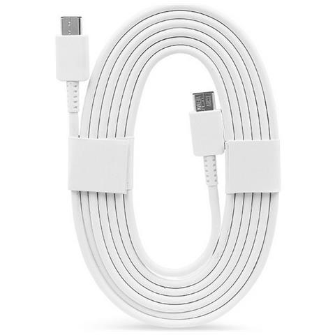 Cavo Dati Usb-c Type C Originale Ep-dw767jwe 1,8m White Bulk Per Galaxy Usb-c Connector - Foto 1