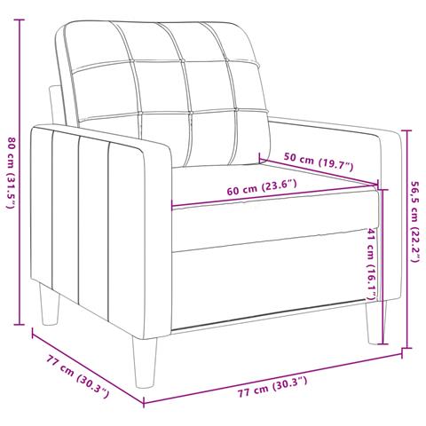 Set di Divani 3 pz con Cuscini Crema in Velluto - Foto 9