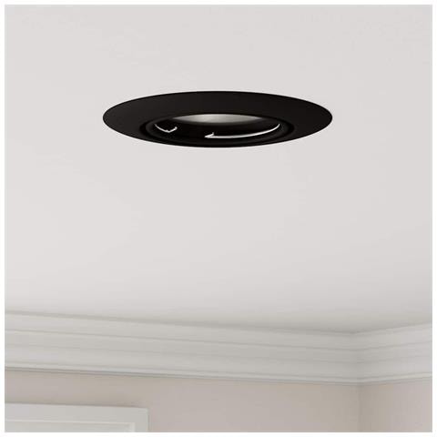 Faretti da incasso 12 pcs Rotondi GU10 Neri Ø90 mm Acciaio - Foto 2