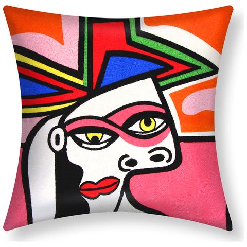 Set Di 2 Copricuscini 45x45 Cm Ricamati Art Luminis - Foto 1