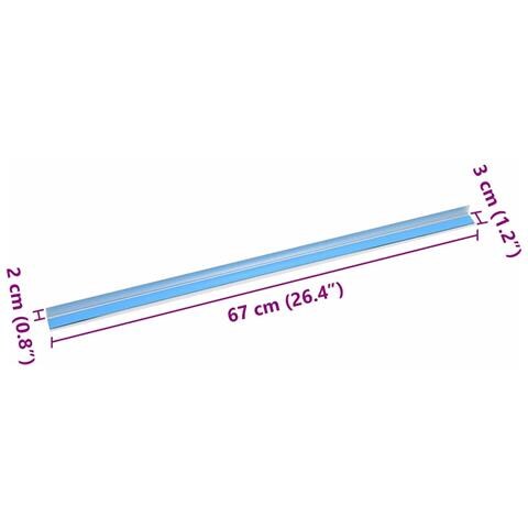 Paragradini 30 pcs Argento 67 cm Alluminio - Foto 8