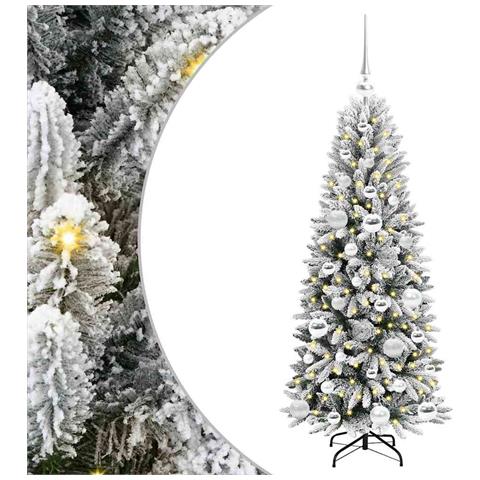 Albero di Natale artificiale con 150 LED Bianco 120 cm - Foto 1