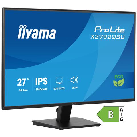 ProLite X2792QSU-B1 Monitor PC 68,6 cm (27") 2560 x 1440 Pixel Quad HD Nero - Foto 1