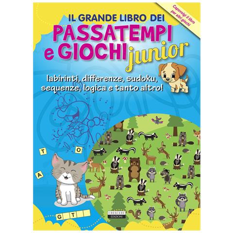Il grande libro dei passatempi e giochi junior - Foto 1