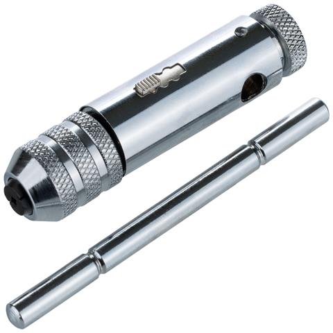 Tassellatore Manuale M3-m8 - | Acciaio, Argento, 11.2x3.4x3.2 Cm, 75g | Per Filettatura Precisa In Metallo E Legno - Foto 8