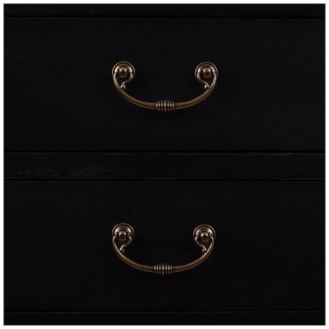 Armadio In Legno Nero 70x40x135h - Foto 8