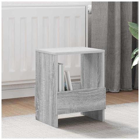 Scaffale per riviste 2 pcs Grigio Sonoma 35 x 30 x 45 cm - Foto 2