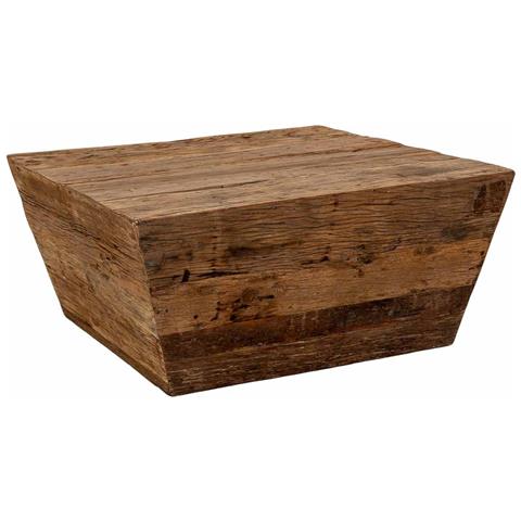 Tavolino Da Caffè In Legno Marrone, 90 X 90 X Altezza 40 Cm - Foto 1