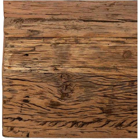 Tavolino Da Caffè In Legno Marrone, 90 X 90 X Altezza 40 Cm - Foto 8