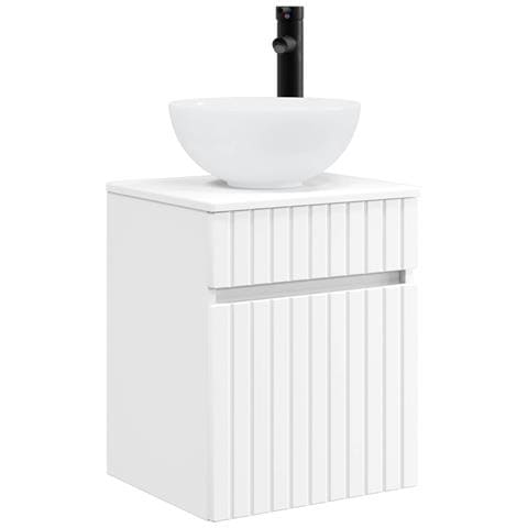 Mobile lavabo da parete Bianco 39 x 41 x 64,5 cm - Foto 1