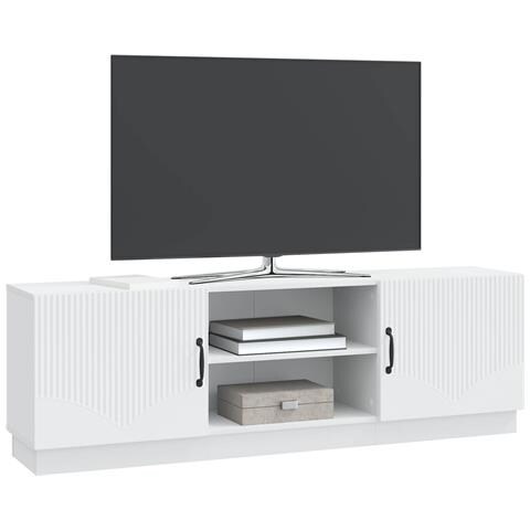 Mobile TV Bianco 150 x 31 x 47 cm Legno ingegnerizzato - Foto 2