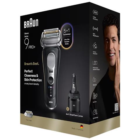 Series 9 Pro+ 9660CCPS Rasoio Trimmer Nero, Argento - Foto 2