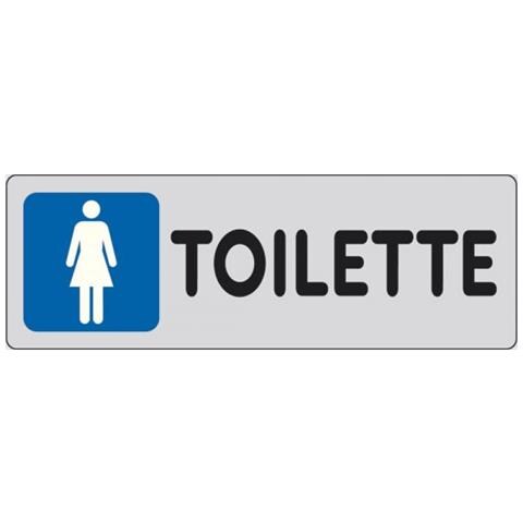 Cartelli segnaletici adesivi - toilette donne - 15909680ADB0150X0050 - Foto 2