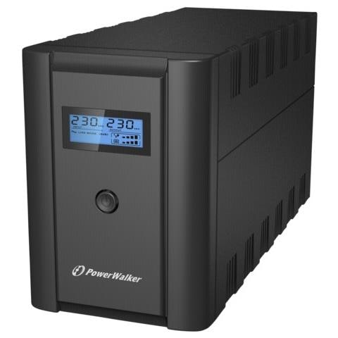 Gruppo di continuità PowerWalker VI1200 LCD 1200VA 600W 2x prese IEC / 2x prese Schuko - Foto 2