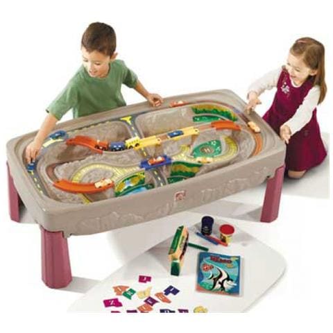 Deluxe Canyon Road Train & Track Table - Foto 1