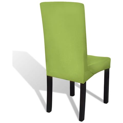 Set 4 Pz Fodera Elastica Per Sedie Verde - Foto 5