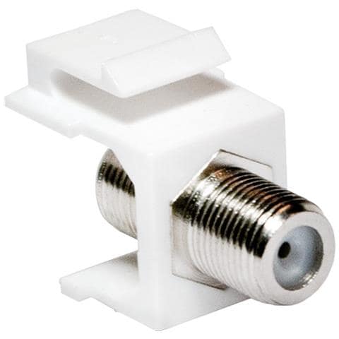 IWP-ADAP-75OFW - Adattatore Keystone BNC 75 Ohm F / F Bianco - Foto 1