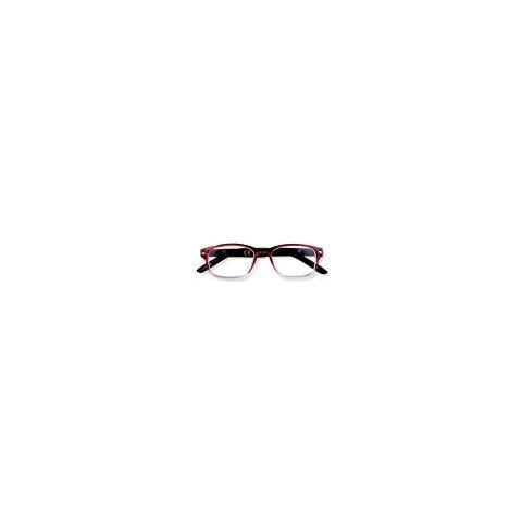 Occhiali Da Lettura Uomo Donna Unisex Rossi + 1.00 Diottrie 31z-b1-red, Occhiali Da Vista Da 1 Diottria Premontati Per Presbiopia, Montatura In Policarbonato E Asta Con Sistema Flex - Foto 1