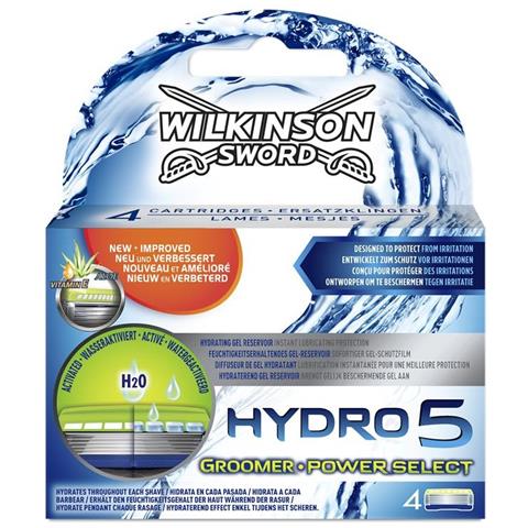 Sword Hydro 5 Capacità di selezione Groomer Lamette per gli uomini Aloe H2o 4 ricariche - Foto 1