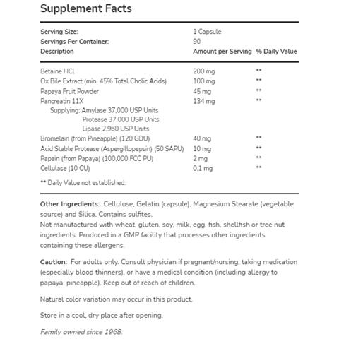 Super Enzymes 90 Capsule - Vitamine - Now2963 - Foto 2