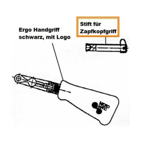 Perno Per L'impugnatura Del Tappo Del Fusto Per La Chiusura Del Fusto (hiwi E Micro Matic) - Foto 1