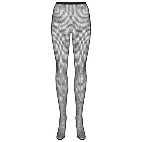 Collant Sexy Aperte Rete, Nero, Taglia Unica - Foto 1